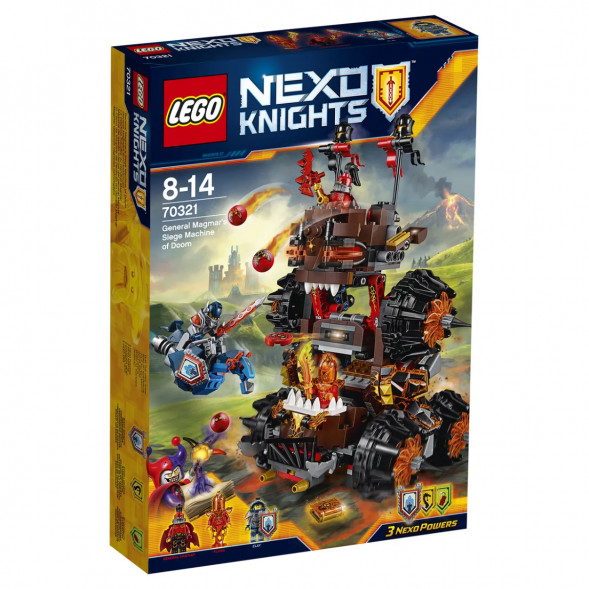 Конструктор LEGO Nexo Knights 70321 Роковое наступление Генерала Магмара в Барнауле