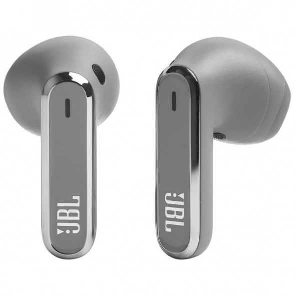 Беспроводные наушники JBL Live Flex, серебристый в Барнауле