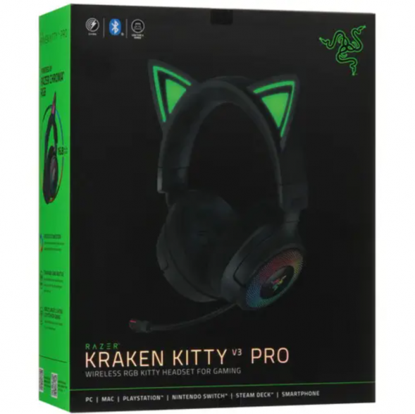 Наушники Razer Kraken Kitty V3 Pro черный 2025 в Барнауле