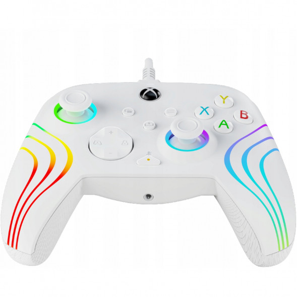 Геймпад проводной PDP для Xbox Afterglow Wave, White в Барнауле