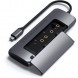 Док-станция Satechi USB-C Hybrid Multiport Adapter (with SSD Enclosure M.2 SATA, 2xUSB 3.1, USB Type-C, HDMI), Серый ST-UCHSEM в Барнауле