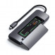 Док-станция Satechi USB-C Hybrid Multiport Adapter (with SSD Enclosure M.2 SATA, 2xUSB 3.1, USB Type-C, HDMI), Серый ST-UCHSEM в Барнауле