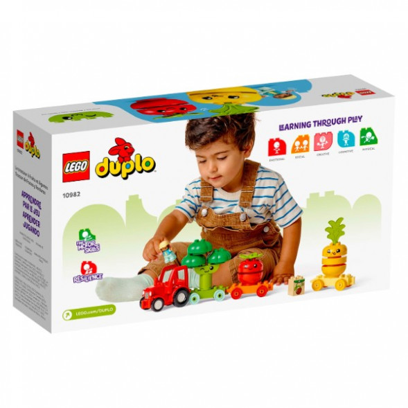 Конструктор LEGO DUPLO 10982 Трактор для перевозки овощей и фруктов в Барнауле
