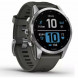 Умные часы Garmin Fenix 7s серебристый с графитовым силиконовым ремешком 010-02539-01 в Барнауле