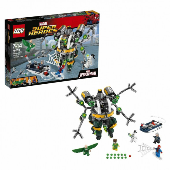 Конструктор LEGO Super Heroes 76059 Человек-паук: в ловушке Доктора Осьминога в Барнауле