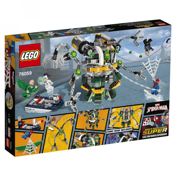 Конструктор LEGO Super Heroes 76059 Человек-паук: в ловушке Доктора Осьминога в Барнауле