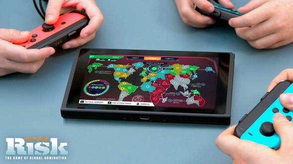 Игра Hasbro Game Night: Monopoly+Risk+Trivial Pursuit [Nintendo Switch, русские субтитры] в Барнауле