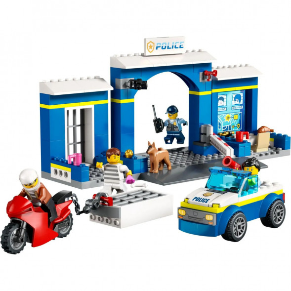 Конструктор LEGO City 60370 Побег из полицейского участка в Барнауле