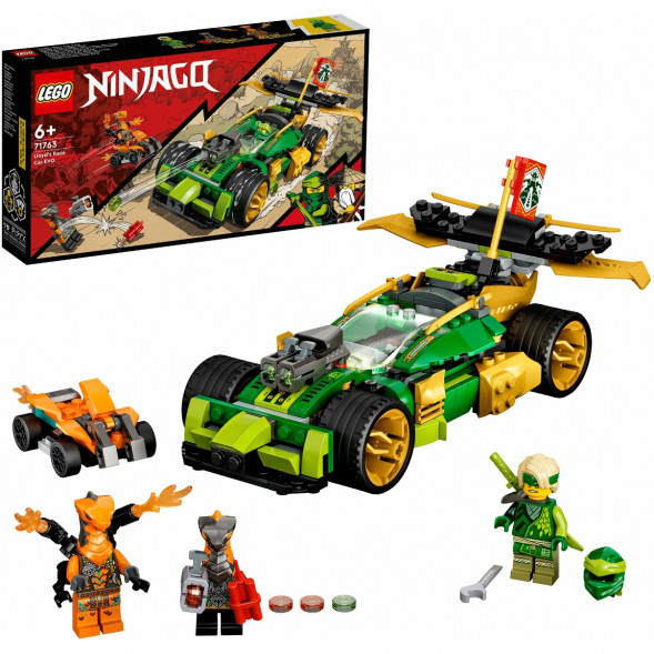 Конструктор LEGO Ninjago 71763 Гоночный автомобиль ЭВО Ллойда в Барнауле