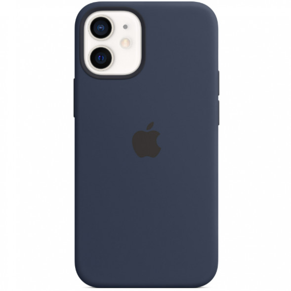 Силиконовый чехол MаgSafe для Apрle iPhone 12 mini, Deep Navy в Барнауле