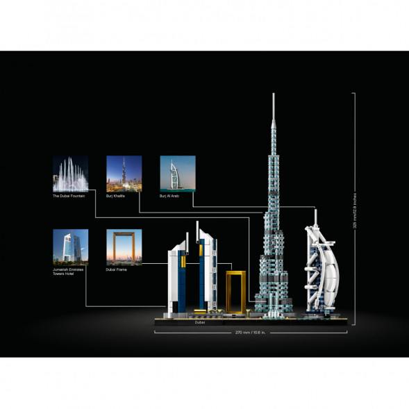 Конструктор LEGO Architecture 21052 Дубай в Барнауле