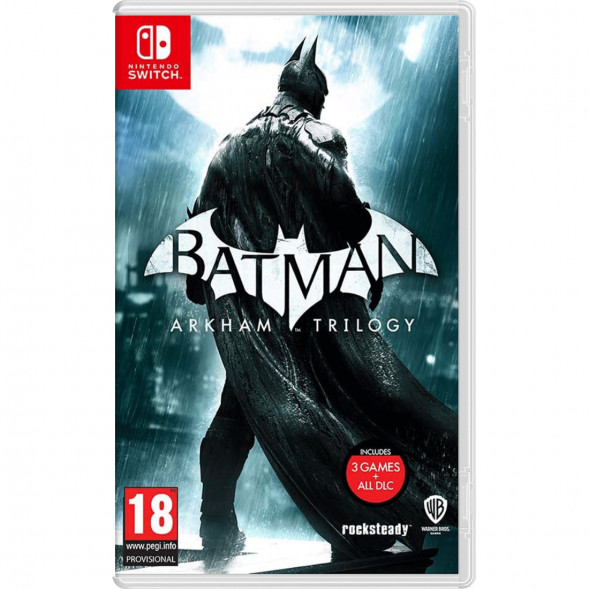 Игра Batman: Arkham Trilogy [Nintendo Switch, русские субтитры] в Барнауле