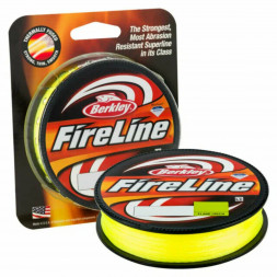 Леска Berkley FireLine 0,25mm 17,5kg 270m, Flame Green (желтый неон)