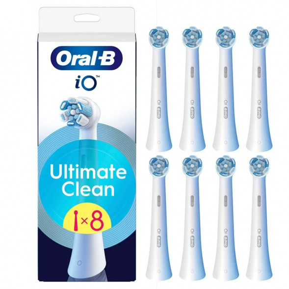 Сменные насадки Oral-B iO Series Ultimate Clean 360, 8 шт., белый в Барнауле