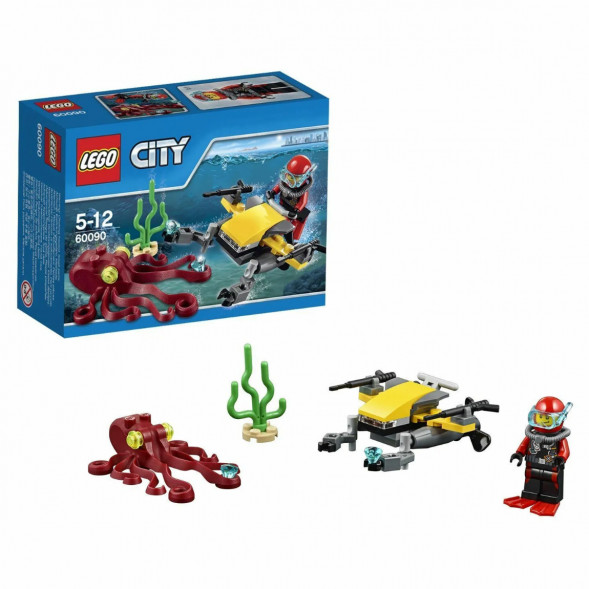 Конструктор LEGO City Deep Sea Explorers 60090 Глубоководный скутер в Барнауле