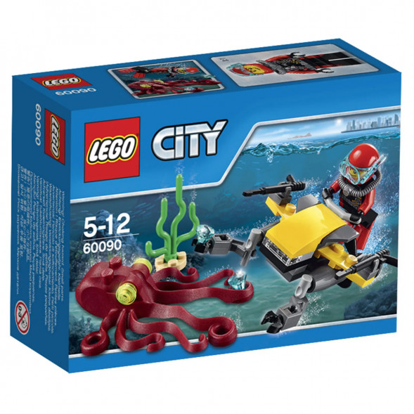 Конструктор LEGO City Deep Sea Explorers 60090 Глубоководный скутер в Барнауле