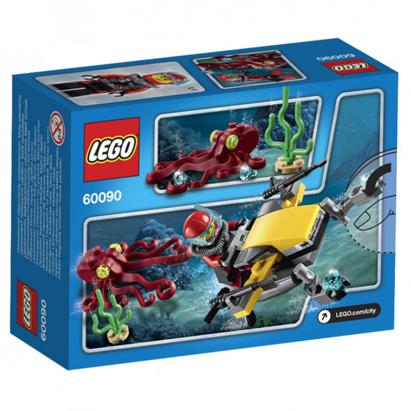 Конструктор LEGO City Deep Sea Explorers 60090 Глубоководный скутер в Барнауле