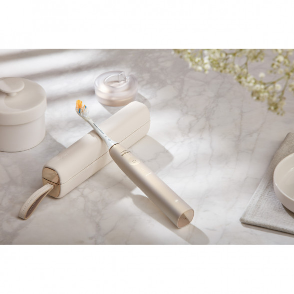 Электрическая звуковая зубная щетка Philips Sonicare 9900 Prestige HX9992/11, Champagne Gold в Барнауле