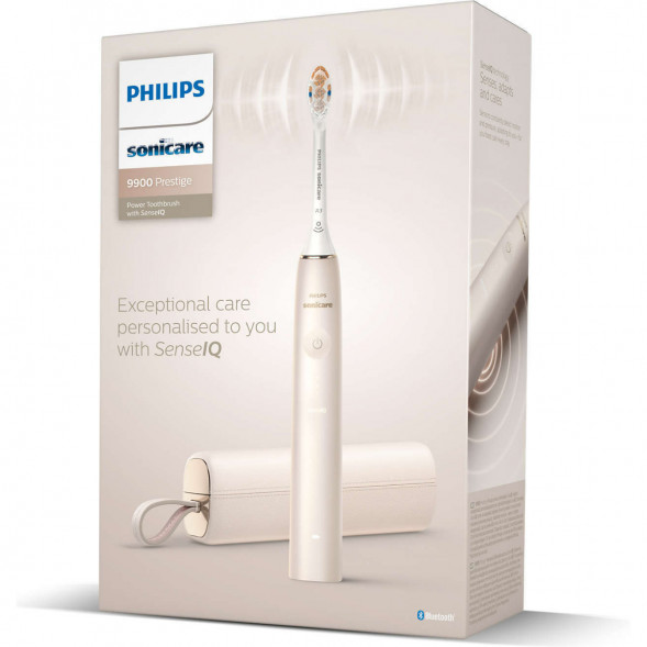 Электрическая звуковая зубная щетка Philips Sonicare 9900 Prestige HX9992/11, Champagne Gold в Барнауле