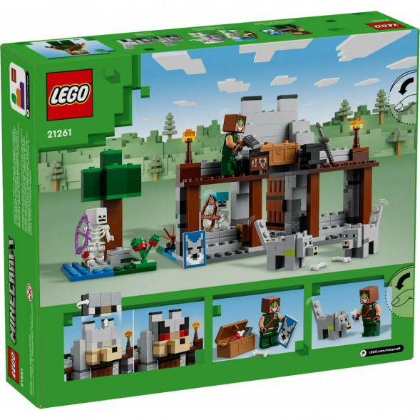 Конструктор LEGO Minecraft 21261 Волчья крепость в Барнауле