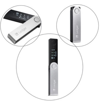 Аппаратный криптокошелек Ledger Nano X , черный в Барнауле