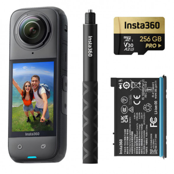Экшн-камера Insta360 X4 Adventure Bundle (CINSABMA) в Барнауле