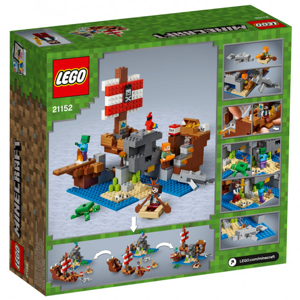 Конструктор LEGO Minecraft 21152 Приключения на пиратском корабле в Барнауле