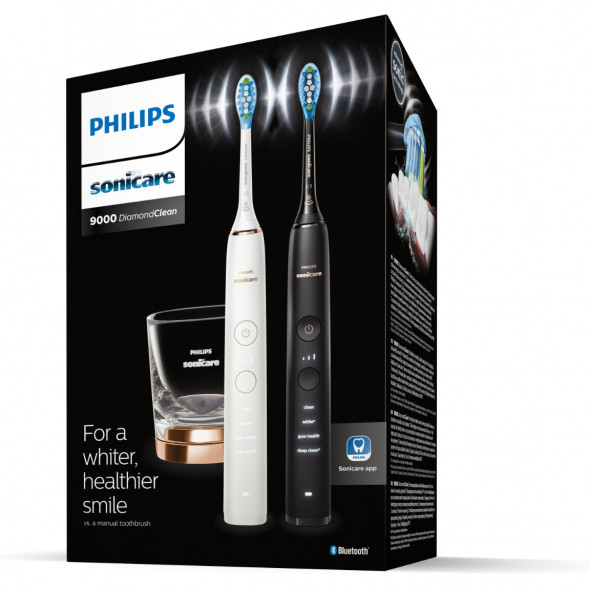 Набор из 2 электрических зубных щеток Philips Sonicare HX9914/57 9000 DiamondClean в Барнауле