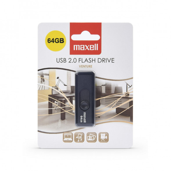 Карта памяти Maxell USB 2.0 64 ГБ Venture в Барнауле