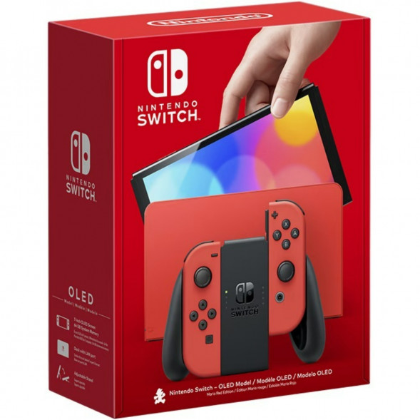 Игровая приставка Nintendo Switch OLED 64 ГБ, Mario Red Edition в Барнауле