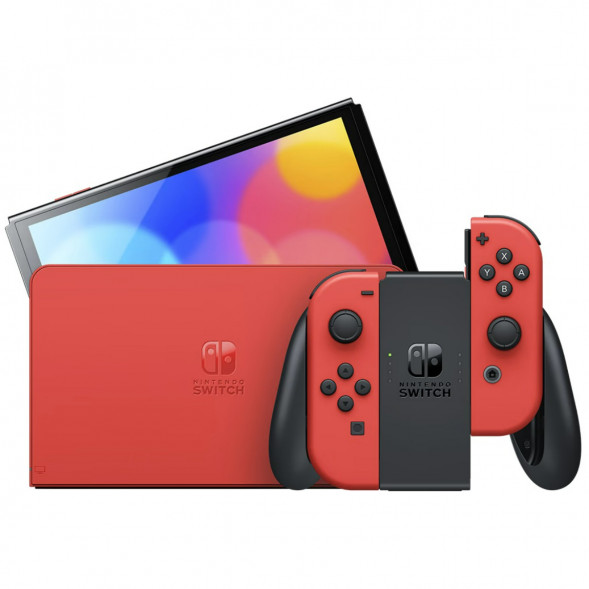 Игровая приставка Nintendo Switch OLED 64 ГБ, Mario Red Edition в Барнауле