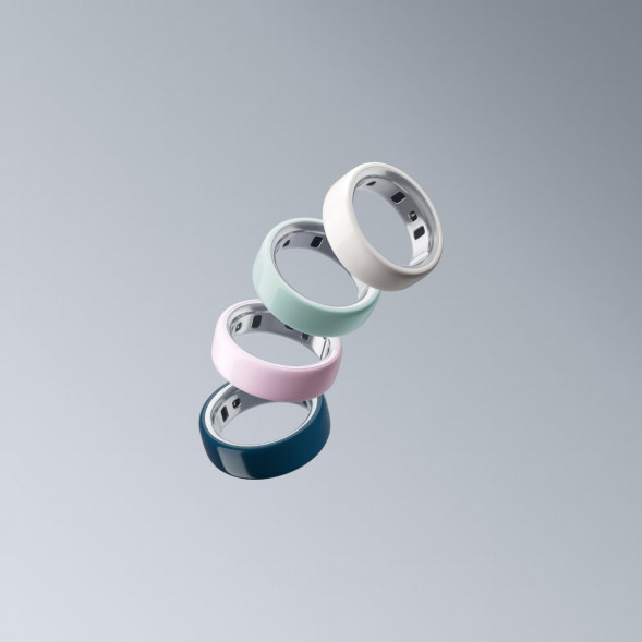Умное кольцо Oura Ring 4 Ceramic (размер 5), Облако/Cloud в Барнауле