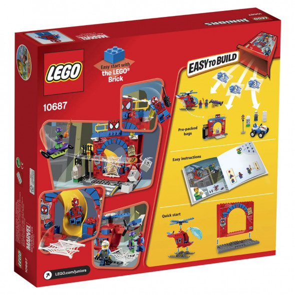 Конструктор LEGO Juniors 10687 Убежище Человека-паука в Барнауле
