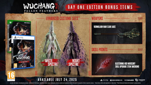 Игра Wuchang: Fallen Feathers. Day One Edition [PS5, русские субтитры] в Барнауле