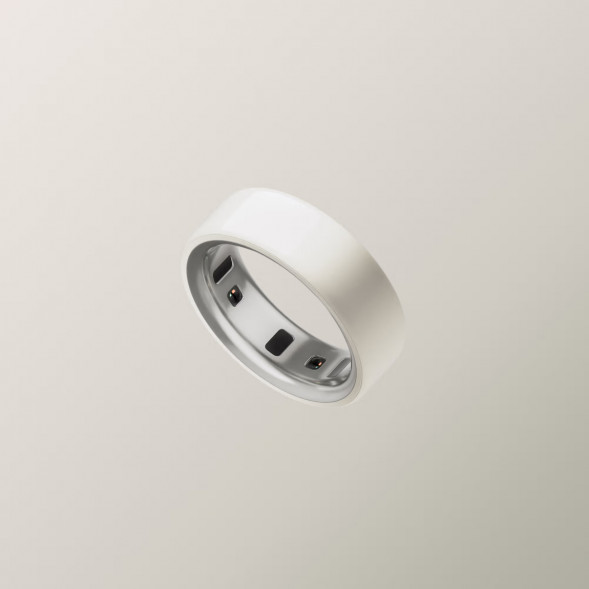 Умное кольцо Oura Ring 4 Ceramic (размер 6), Облако/Cloud в Барнауле