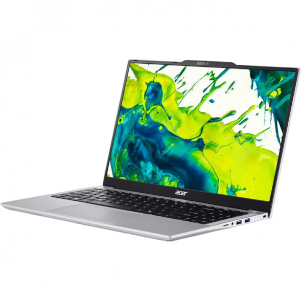 Ноутбук Aser Aspire Lite 15 AL15-53P-56PA (15.6&amp;quot;, IPS, Intel Core 5 120U, 10 ядер, 16 ГБ DDR4, 512 ГБ SSD, Intel Graphics, без ОС), серебристый в Барнауле