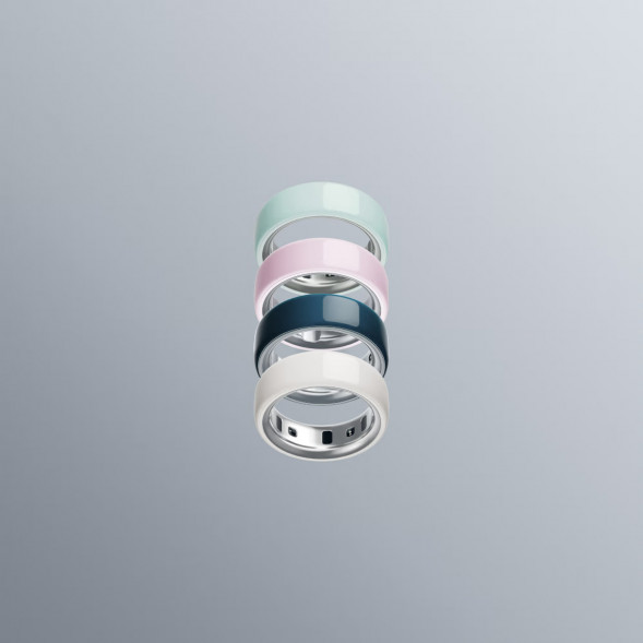 Умное кольцо Oura Ring 4 Ceramic (размер 7), Облако/Cloud в Барнауле