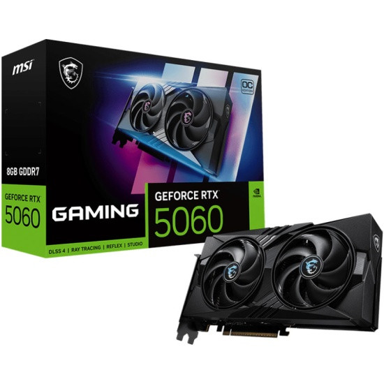 Видеокарта MSI RTX 5060 8 ГБ RTL (RTX 5060 8G GAMING OC) в Барнауле