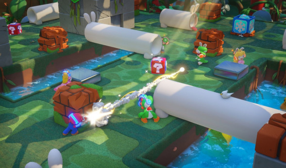 Игра Mario Rabbids: Kingdom Battle. Gold Edition [Nintendo Switch, английская версия] в Барнауле