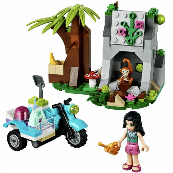Конструктор LEGO Friends 41032 Джунгли: Мотоцикл скорой помощи в Барнауле