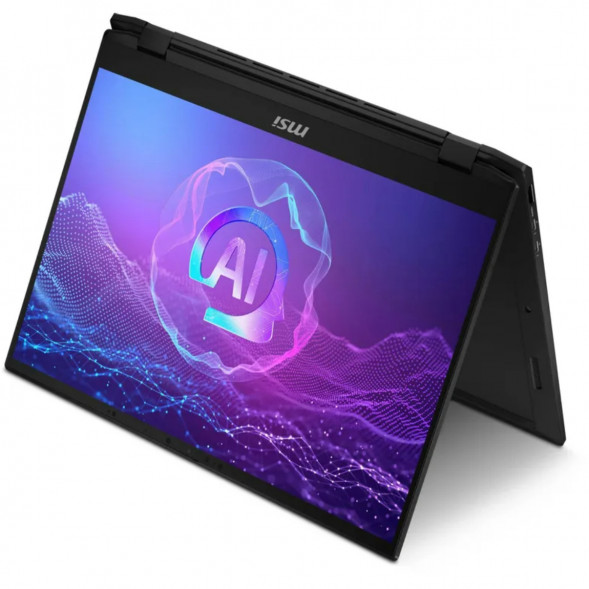 Ноутбук трансформер MSI Summit 16 AI Evo A2HMTG-057RU (16&amp;quot;, IPS, Intel Core Ultra 7 255H 2ГГц, 16 ядер, 16ГБ LPDDR5, 1ТБ SSD, Intel Arc 140T, Windows 11 Home), черный в Барнауле