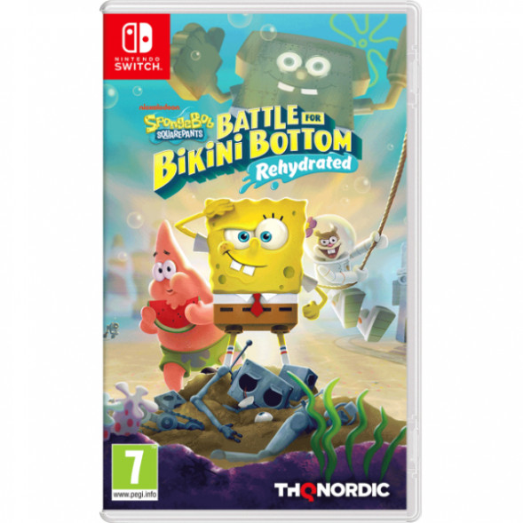 Игра SpongeBob SquarePants: Battle for Bikini Bottom - Rehydrated [Nintendo Switch, русские субтитры] в Барнауле