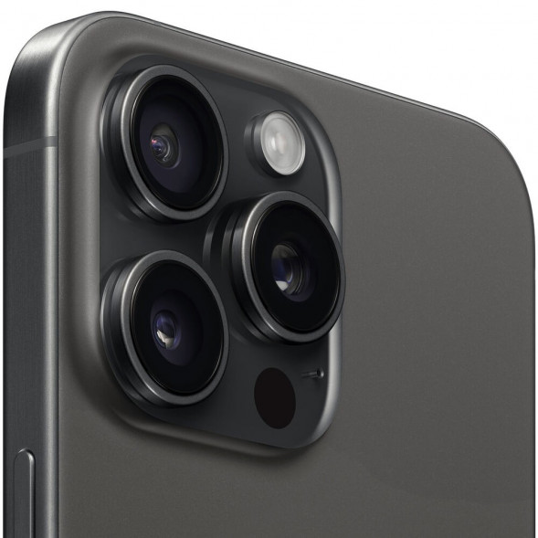 Смартфон Apple iPhone 15 Pro Max 256 ГБ, Dual: nano SIM + eSIM, черный титан в Барнауле