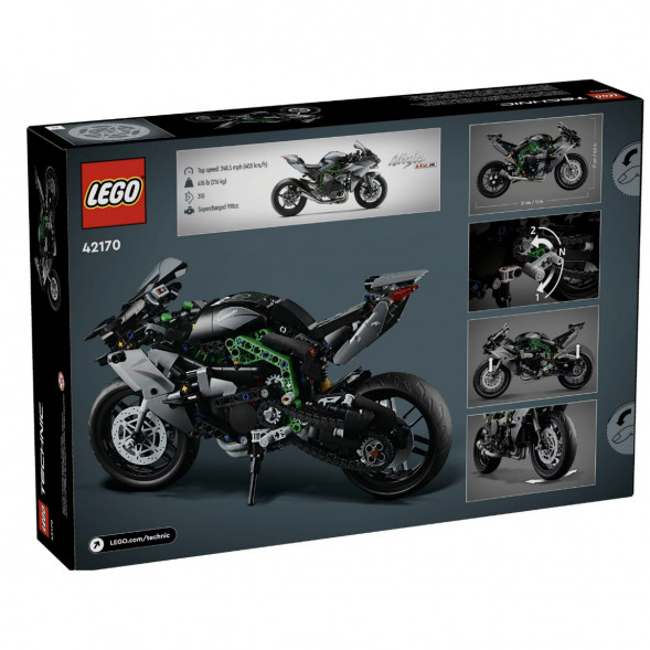 Конструктор LEGO Technic 42170 Мотоцикл Kawasaki Ninja H2R в Барнауле