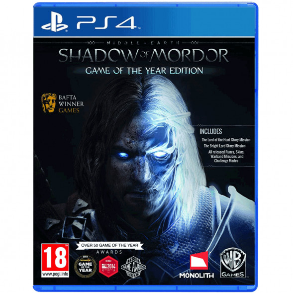 Игра Middle Earth: Shadow Of Mordor. Game of the Year Edition [PS4, русские субтитры] в Барнауле