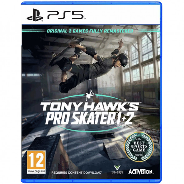 Игра Tony Hawk&amp;#039;s Pro Skater 1+2 [PS5, английская версия] в Барнауле