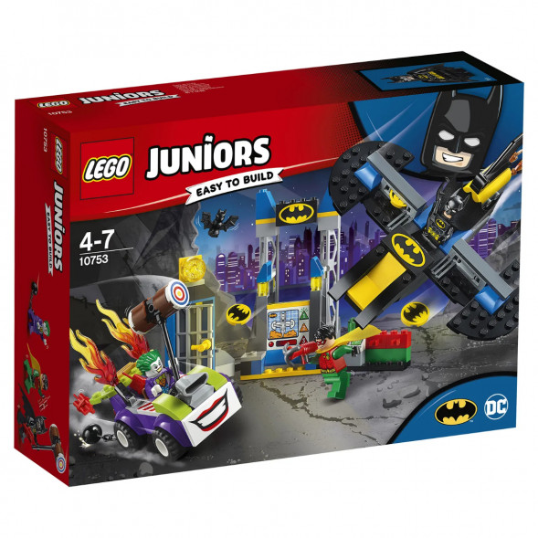 Конструктор LEGO Juniors 10753 Нападение Джокера на Бэтпещеру в Барнауле