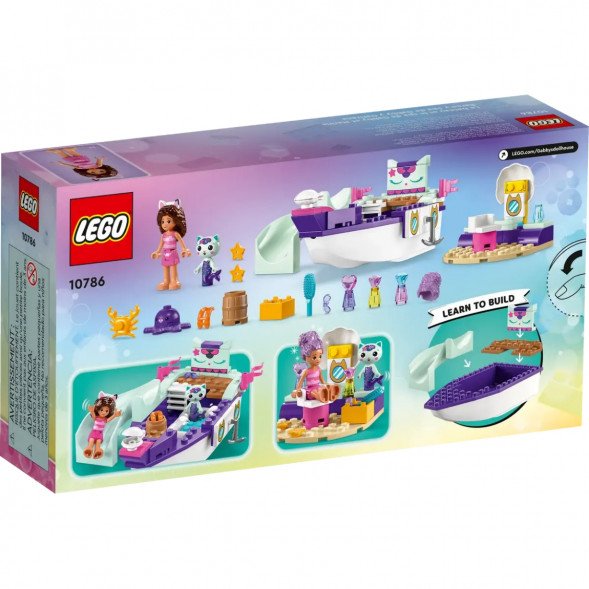 Конструктор LEGO Gabby&amp;#039;s Dollhouse 10786 Корабль и спа Габби и МерКэта в Барнауле