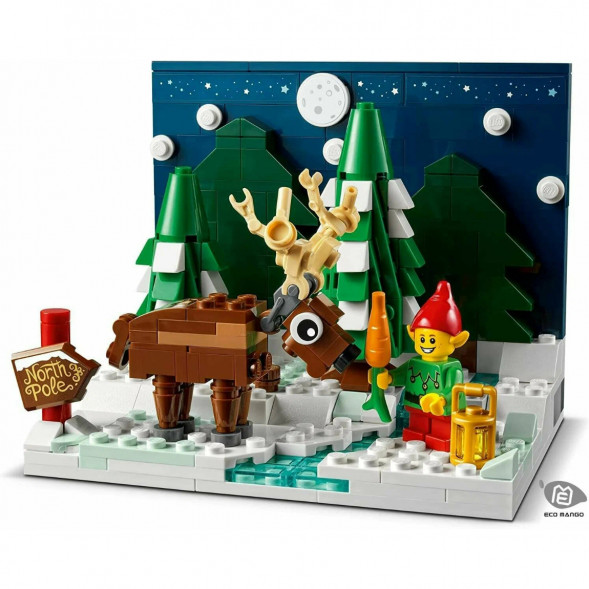 Конструктор LEGO 40484 Перед домом Деда Мороза в Барнауле