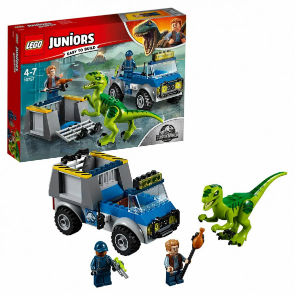 Конструктор LEGO Juniors 10757 Грузовик спасателей для перевозки раптора в Барнауле